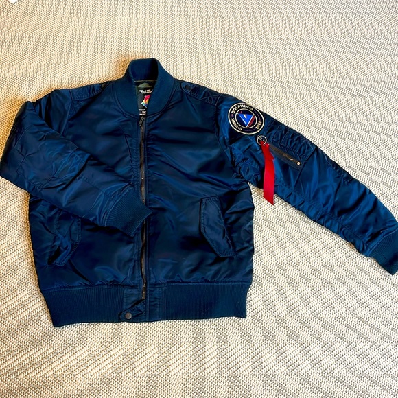 Pink Dolphin Flight/Bomber Jacket - Picture 1 of 3